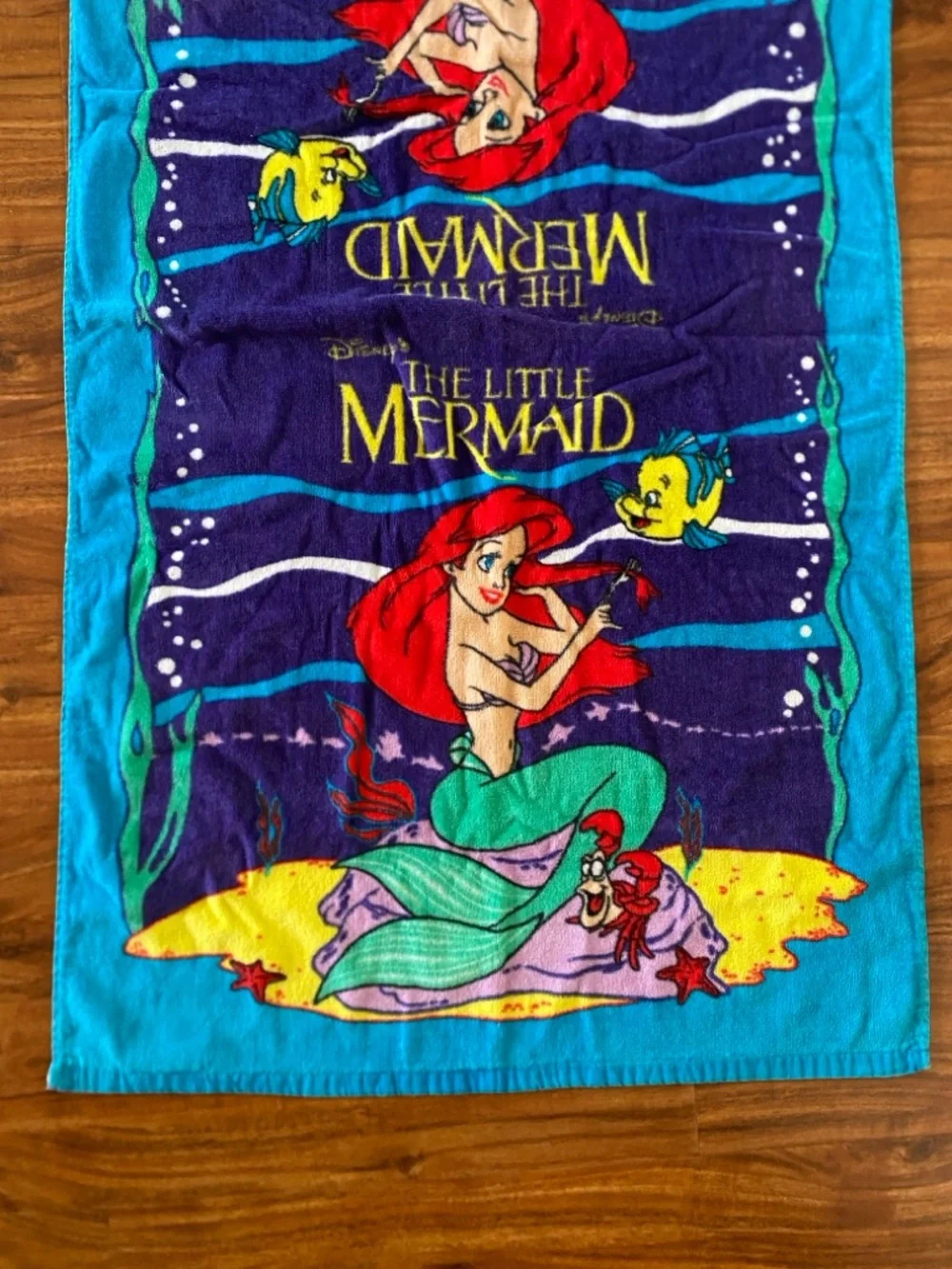 Franco Disney The Little Mermaid Ariel Toddler Kids Beach Towel Vacation Pool